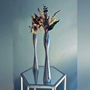 Vintage Nambe Silver Candle Holders Modern Accents